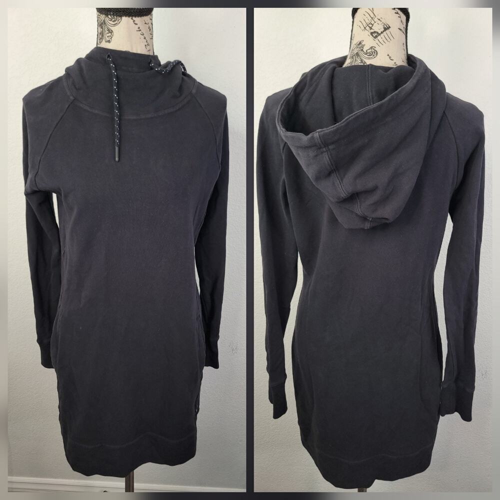 American Giant Black Hoodie Athletic Dress SZ Small Sporty Athleisure Streetwear